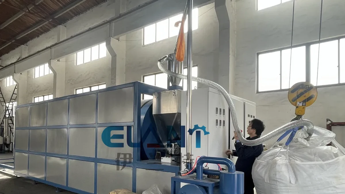 PET Crystallizer Sticking Material: Diagnosis and Correction Guide | Elant Machinery PET crystallizer agitator blade assembly inspection