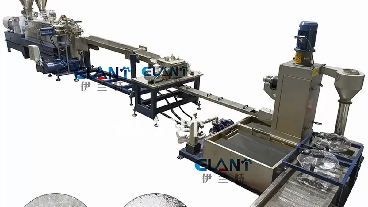 PET Pelletizing Machine: Single-Screw vs Twin-Screw for Recycled PET Flakes | Elant Machinery high performance twin-screw extruder barrel and screw elements