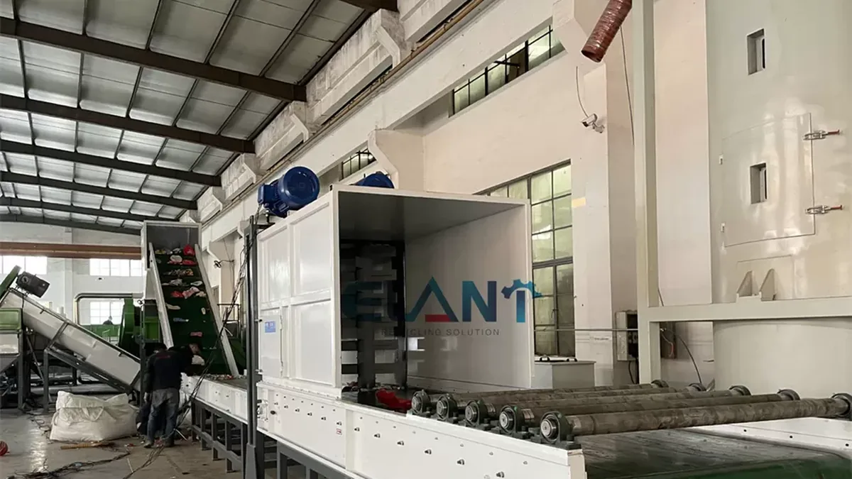 stainless steel friction washer unit for rigid plastic recycling washing line